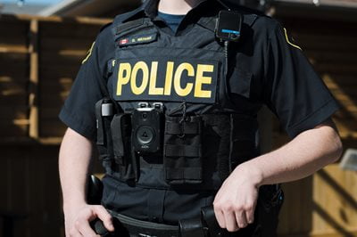 Body Worn Camera with current vest carrier