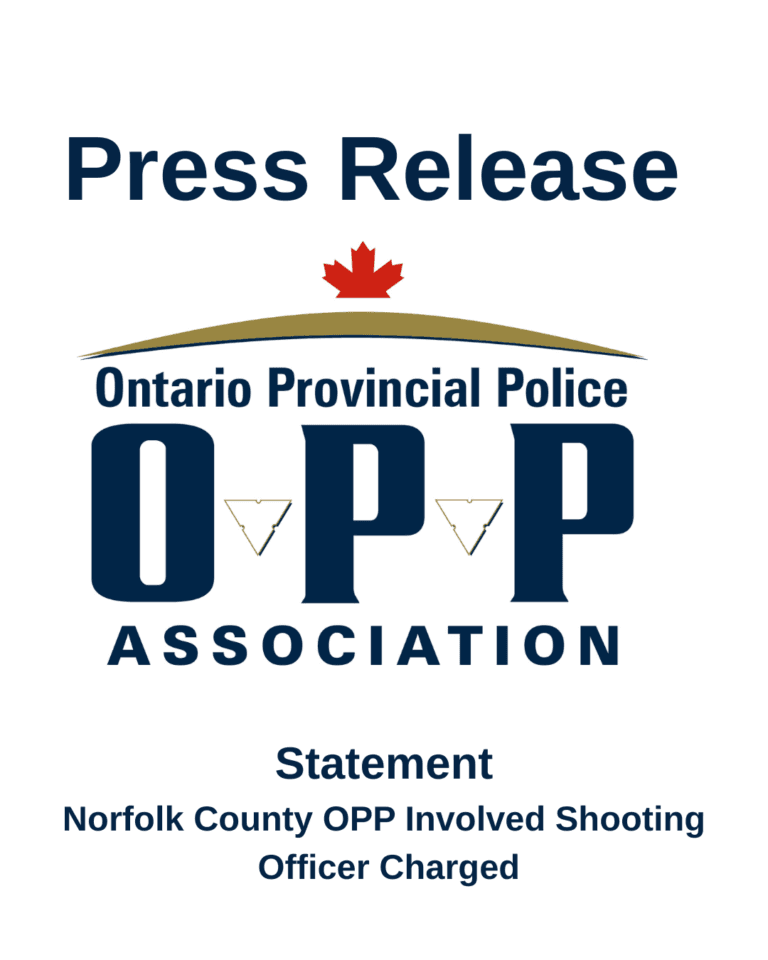 Dean Rodd Opp OPP Association Statement-Norfolk County OPP Involved Shooting ...
